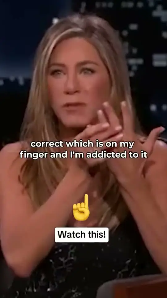 Talk-show clip repurposed into an ad about a ring the guest wears every day